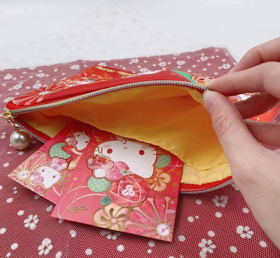 Sanrio和風優雅利是封套裝(連利是袋)