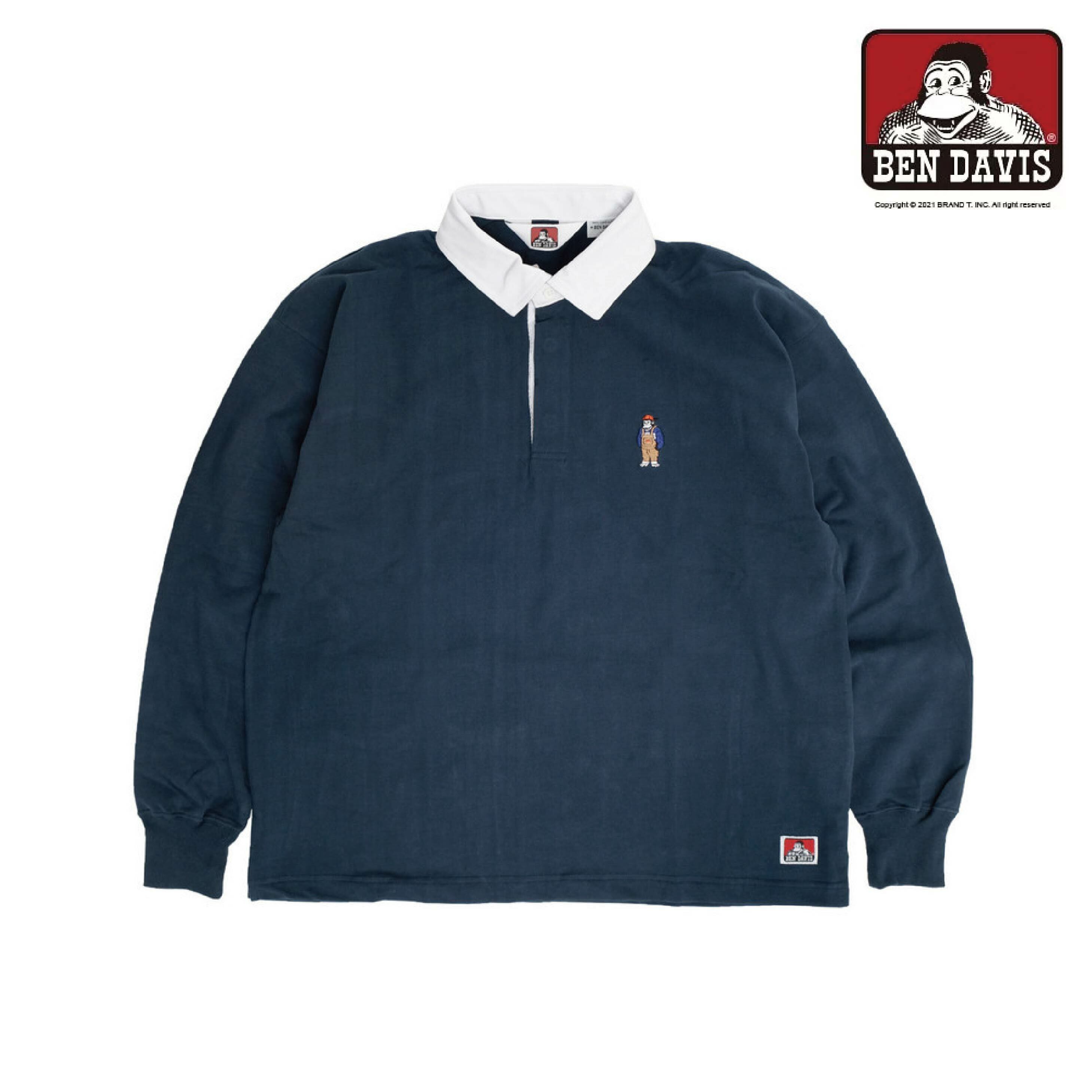 【 BEN DAVIS | 刺繡小猿人POLO衫 】