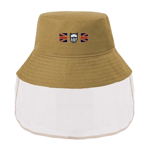 可拆式  英國旗小羊駝-防護漁夫帽