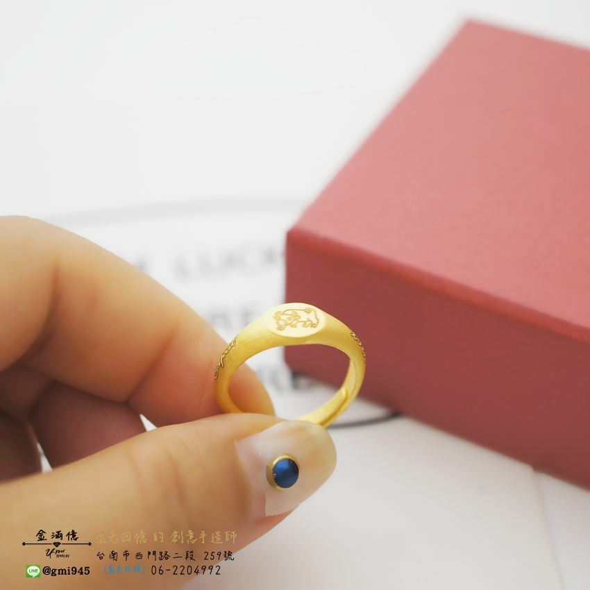 客製化飾品-金牛戒-訂做黃金|黃金戒指(3)