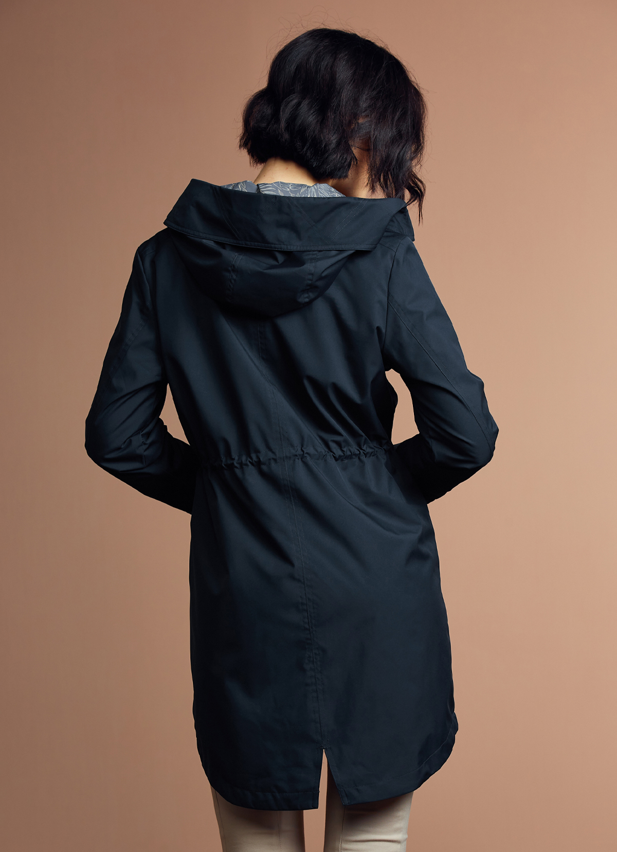 ST.MALO美國頂規抗菌水顯幻影精品派克大衣-2153WJ-碳黑色