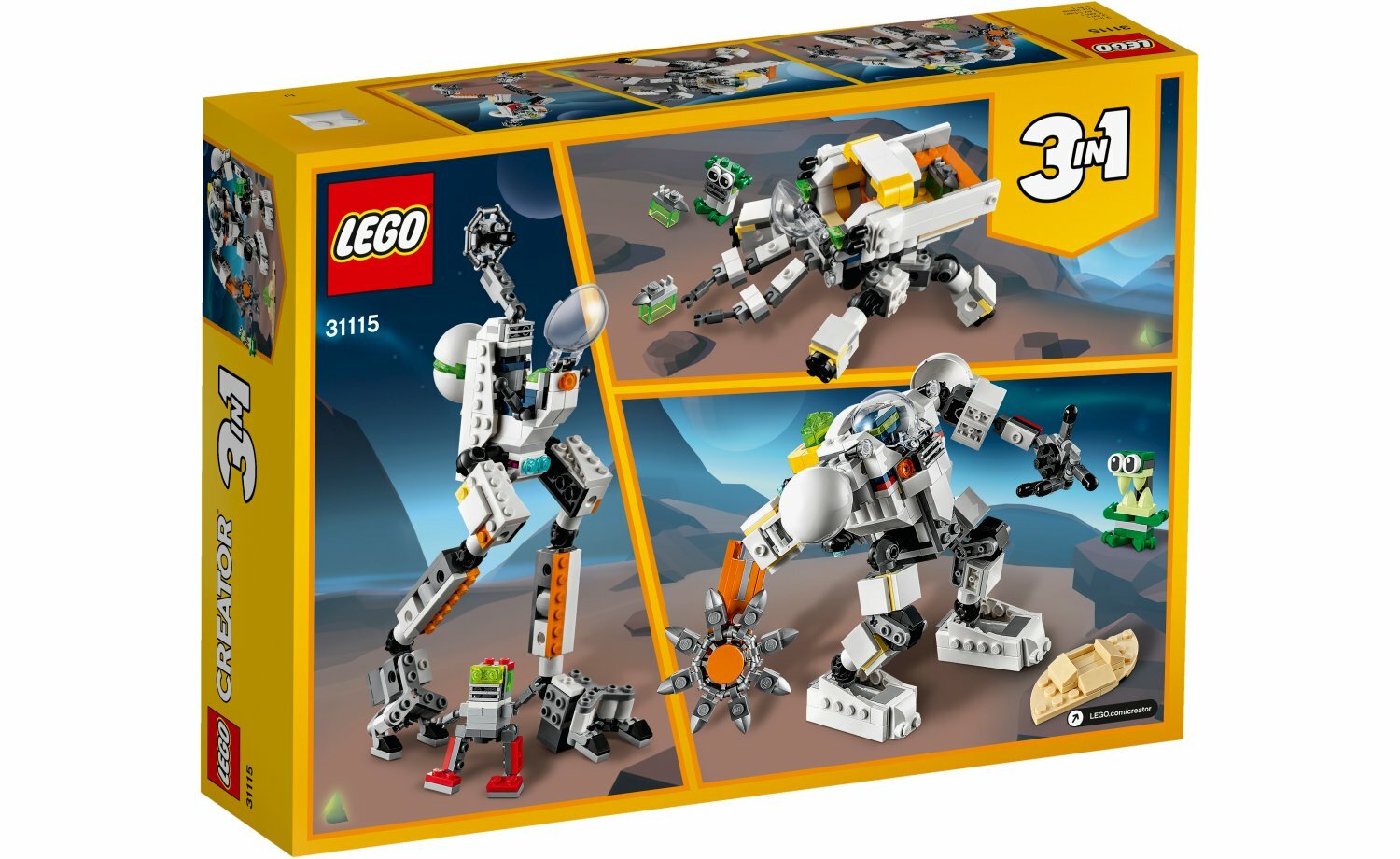 [飛米樂高積木磚賣店] LEGO 31115 Creator-太空採礦機械人