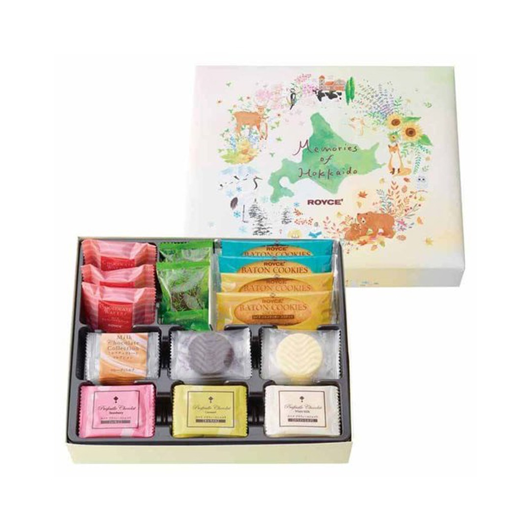 ROYCE 北海道四季巧克力威化餅乾禮盒,一盒 40入,新一團[獨立出貨 不設與其他貨品夾單]