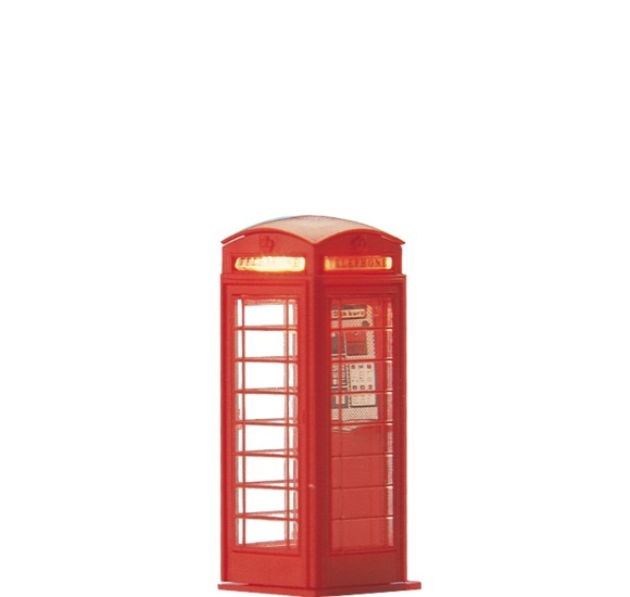 Brawa 5437 HO規 British Telephone Box 英國電話亭