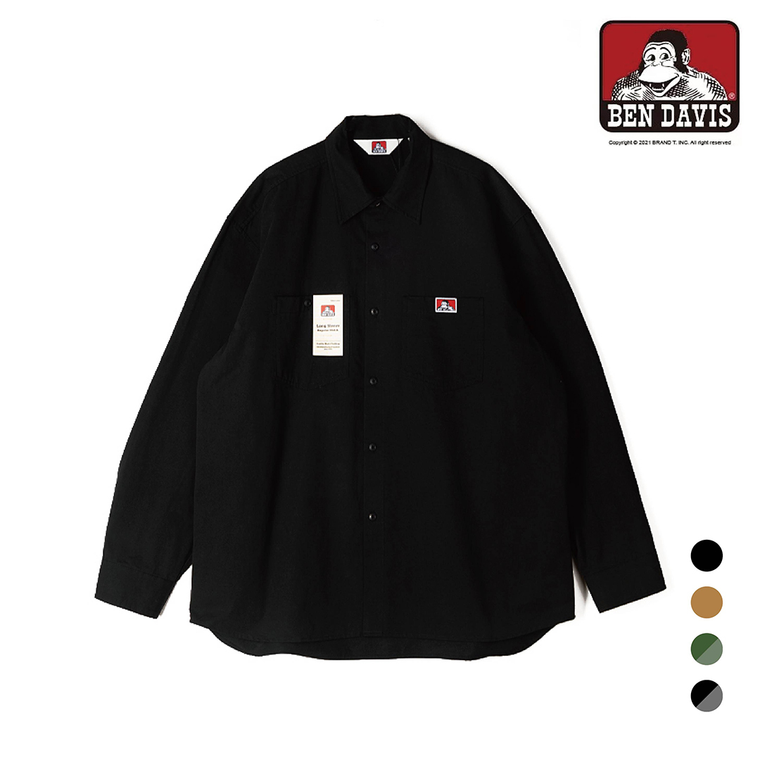 【 BEN DAVIS | 口袋襯衫 - 4色 】
