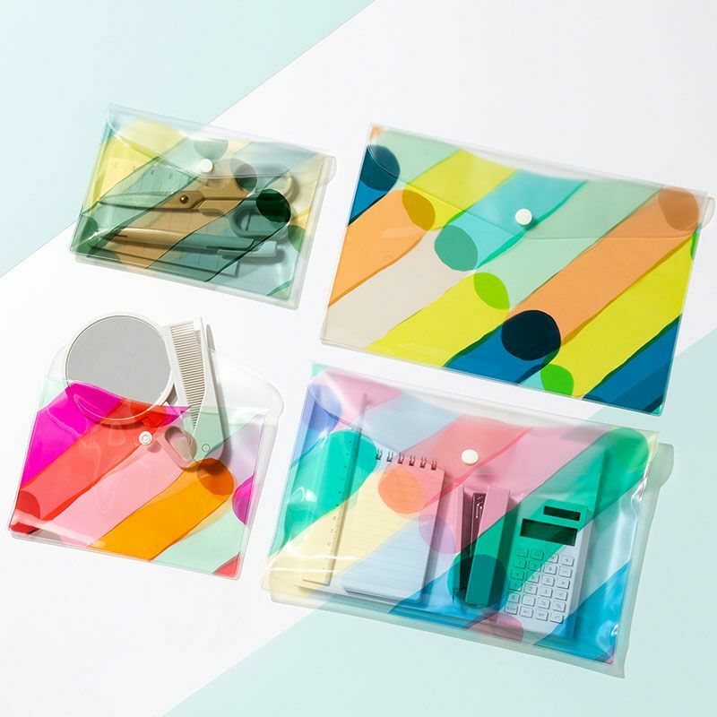 JUICE系列 手帳 文具 小物收納袋 (A6 / B5)｜AIUEO 日本