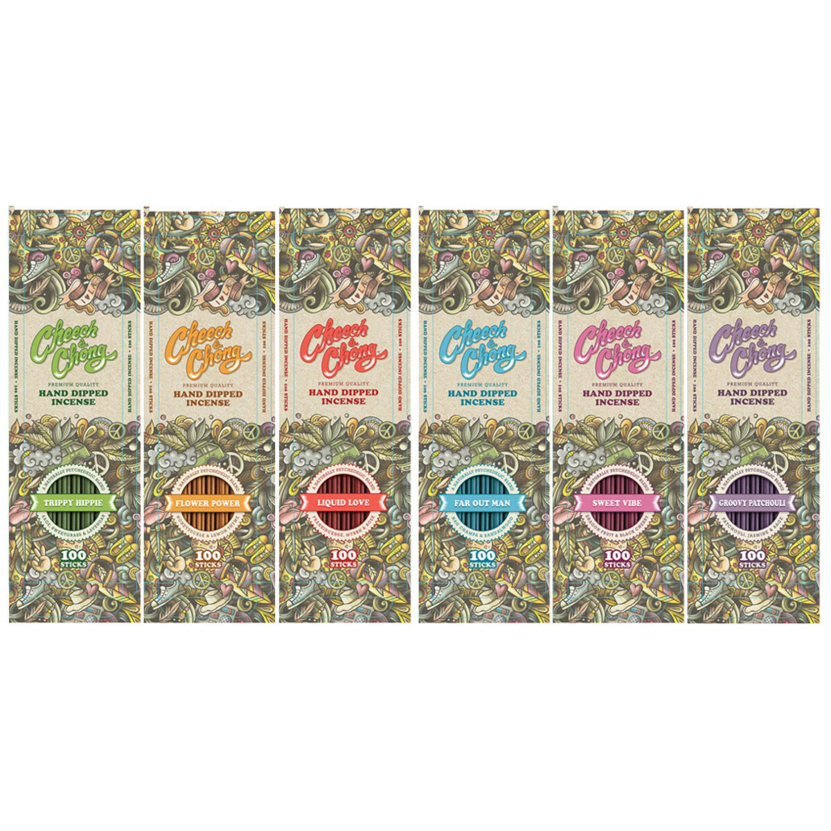 CHEECH & CHONG HAND DRIPPED INCENSE 100PCS