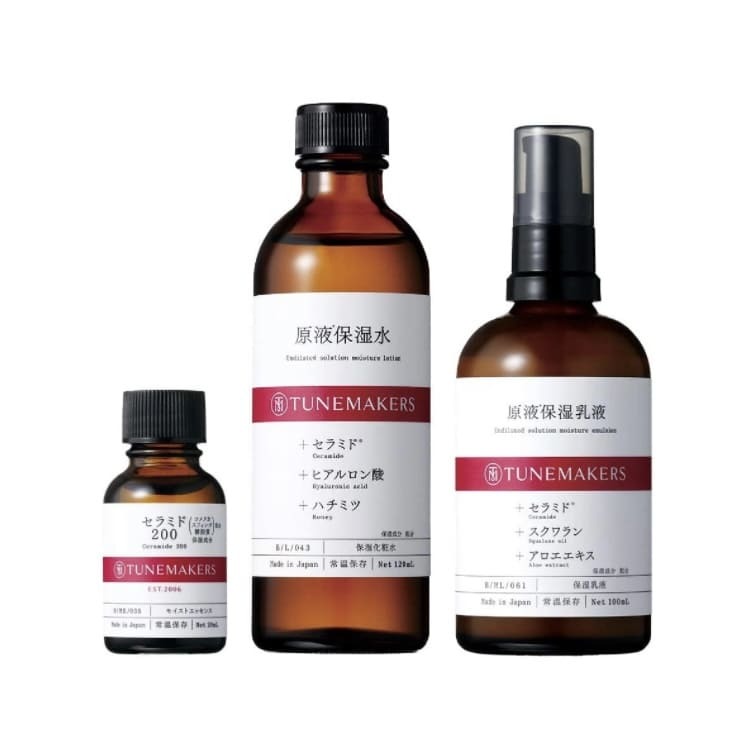TUNEMAKERS 原液保濕水+神經酰胺200原液 Ceramide 200+原液保濕乳液 優惠套裝