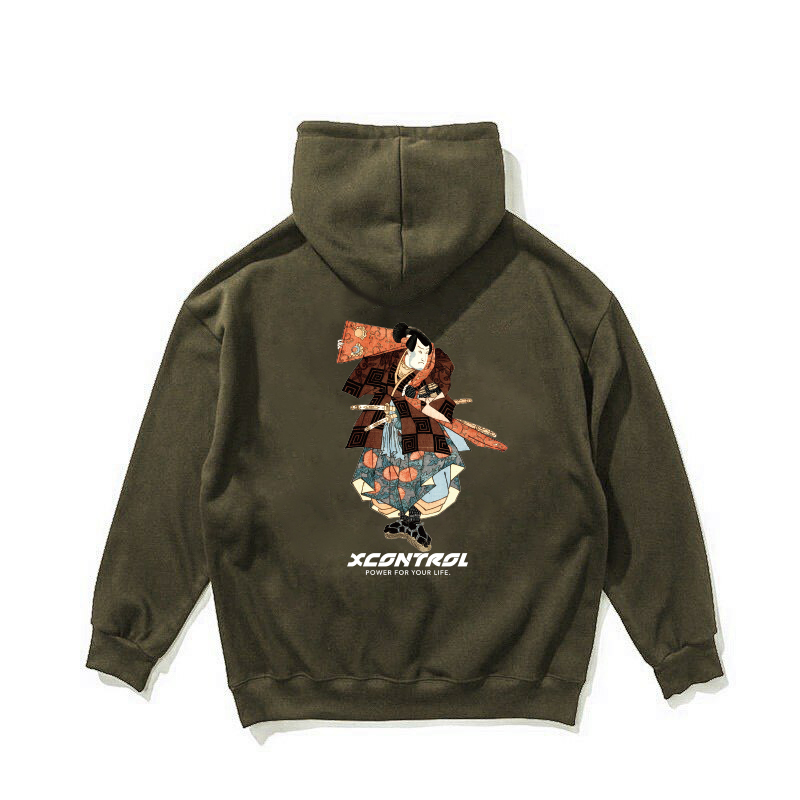 XCTRL 多田武士帽T-軍綠