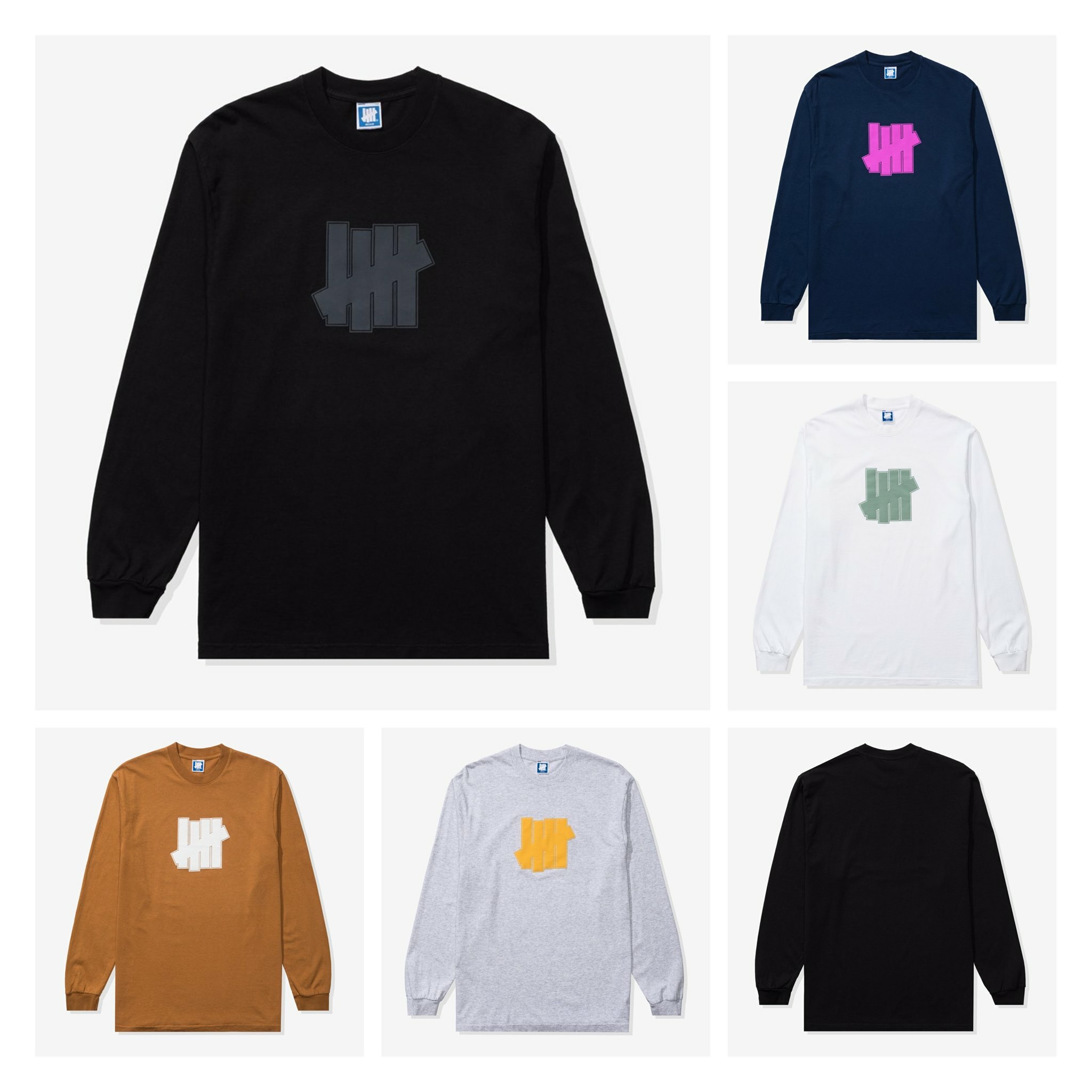 2021AW UNDEFEATED ICON L/S TEE 長T 柵欄 熱轉印 立體 LOGO 80290