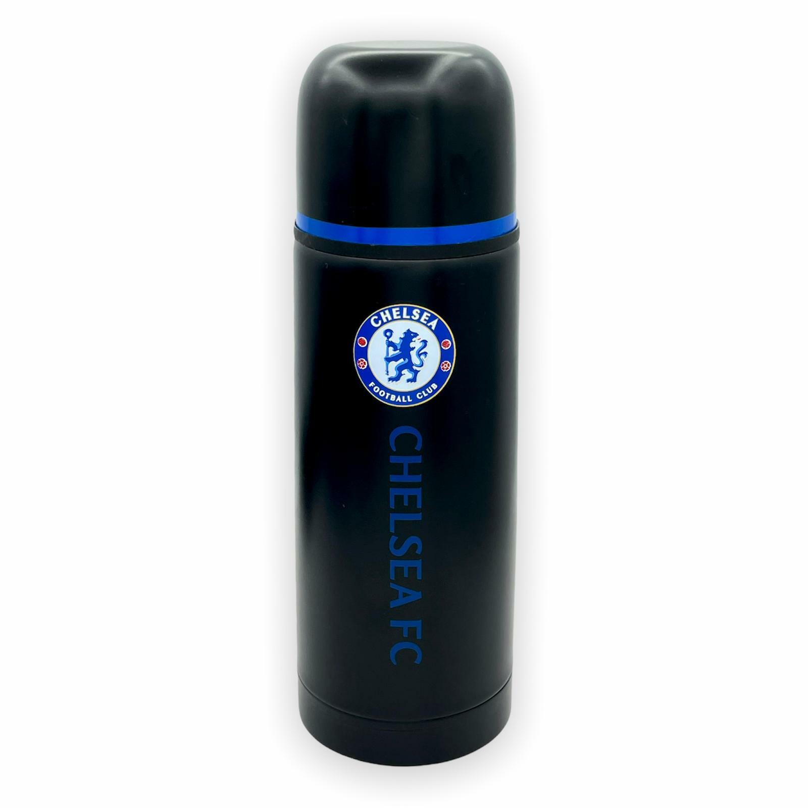 車路士黑色會徽保溫樽