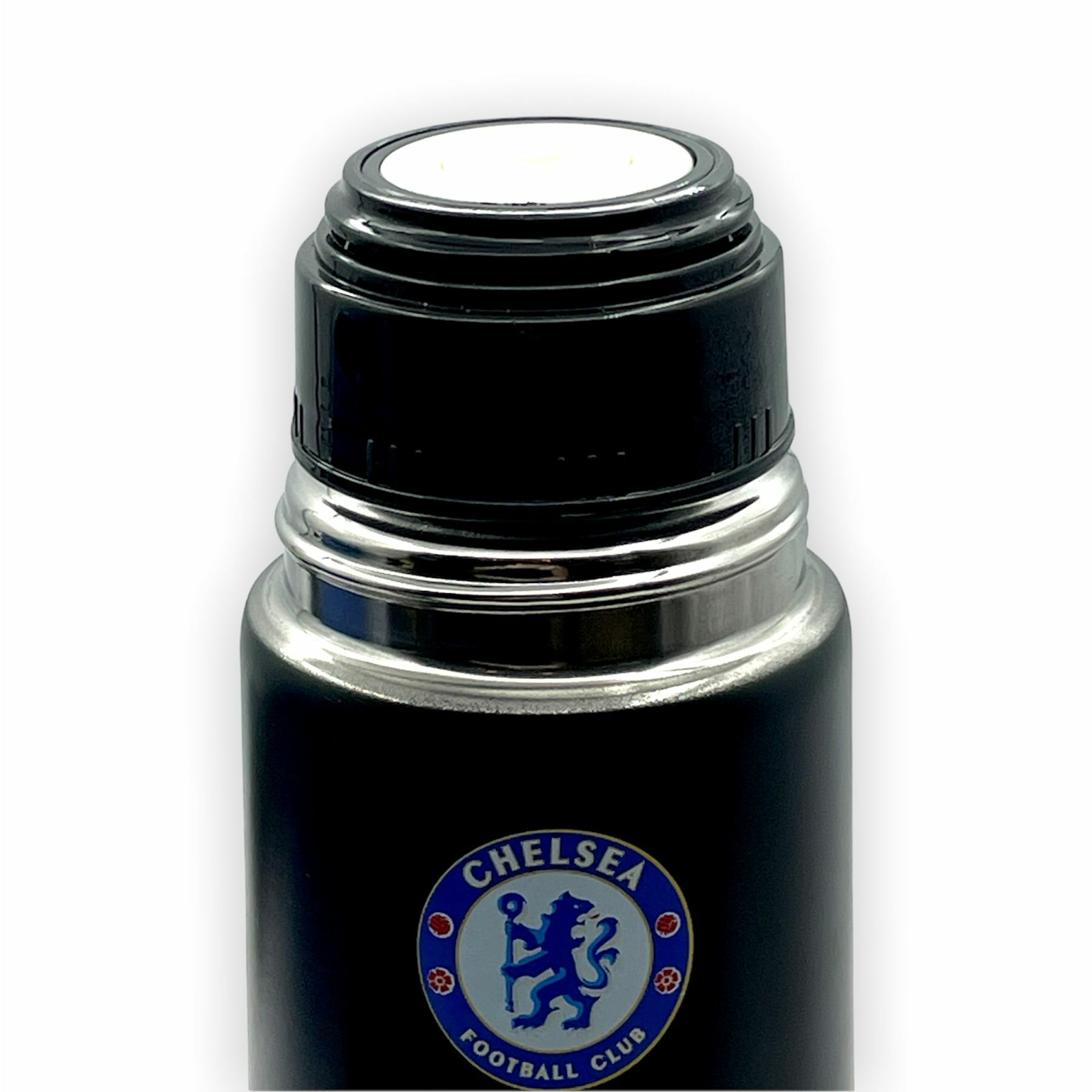 車路士黑色會徽保溫樽