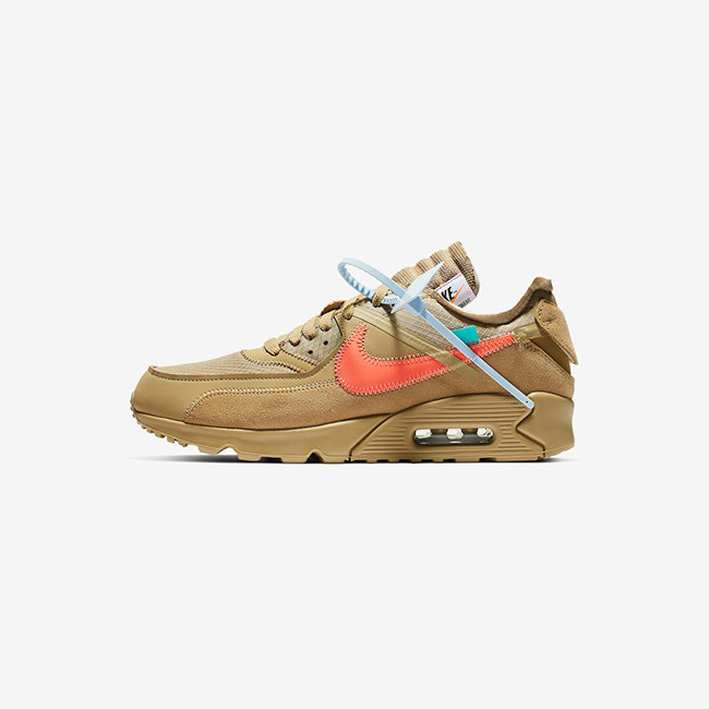 -(A11b)-THE 10: NIKE AIR MAX 90 卡其 - AA7293 200