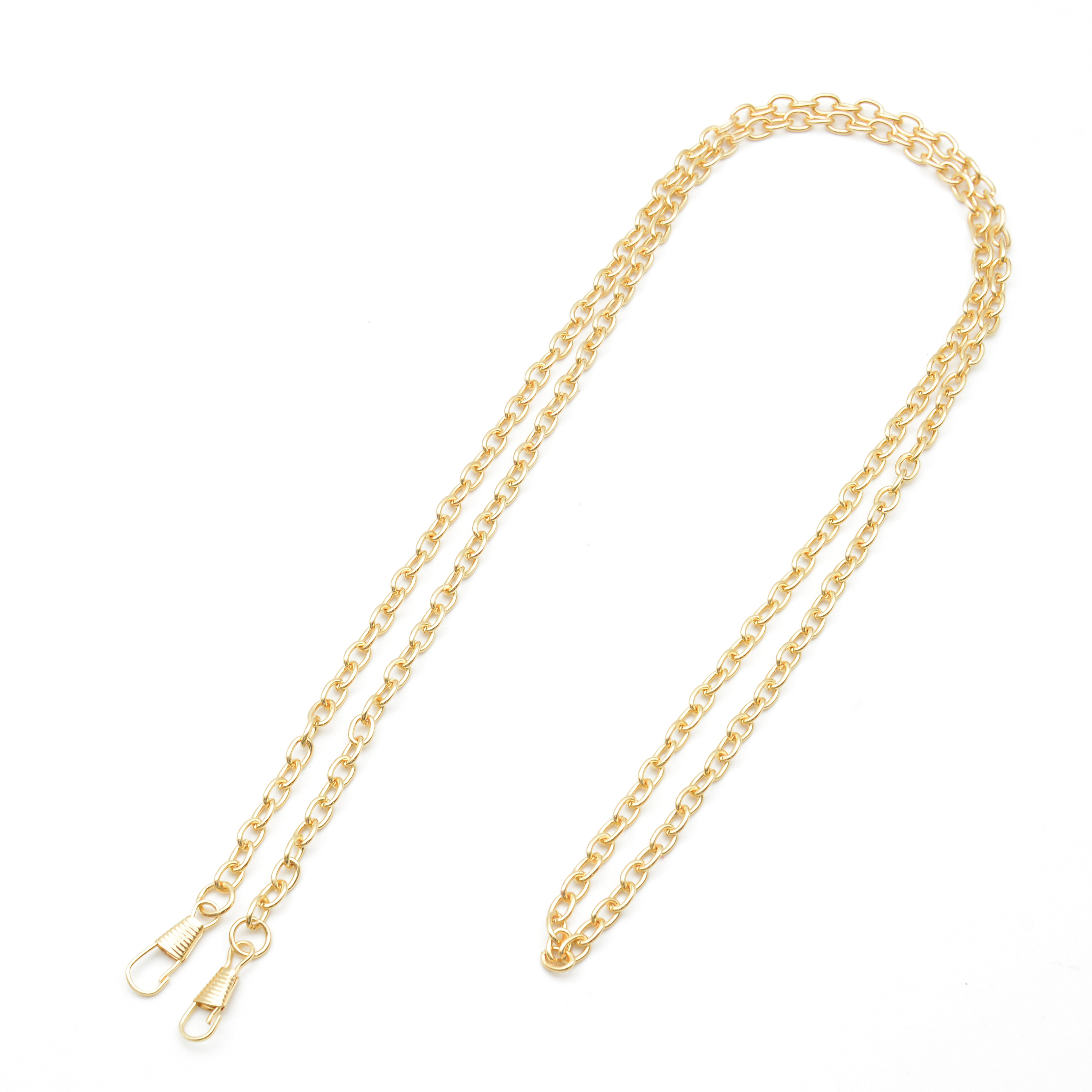 質感金屬細肩鍊【120公分長】淺金