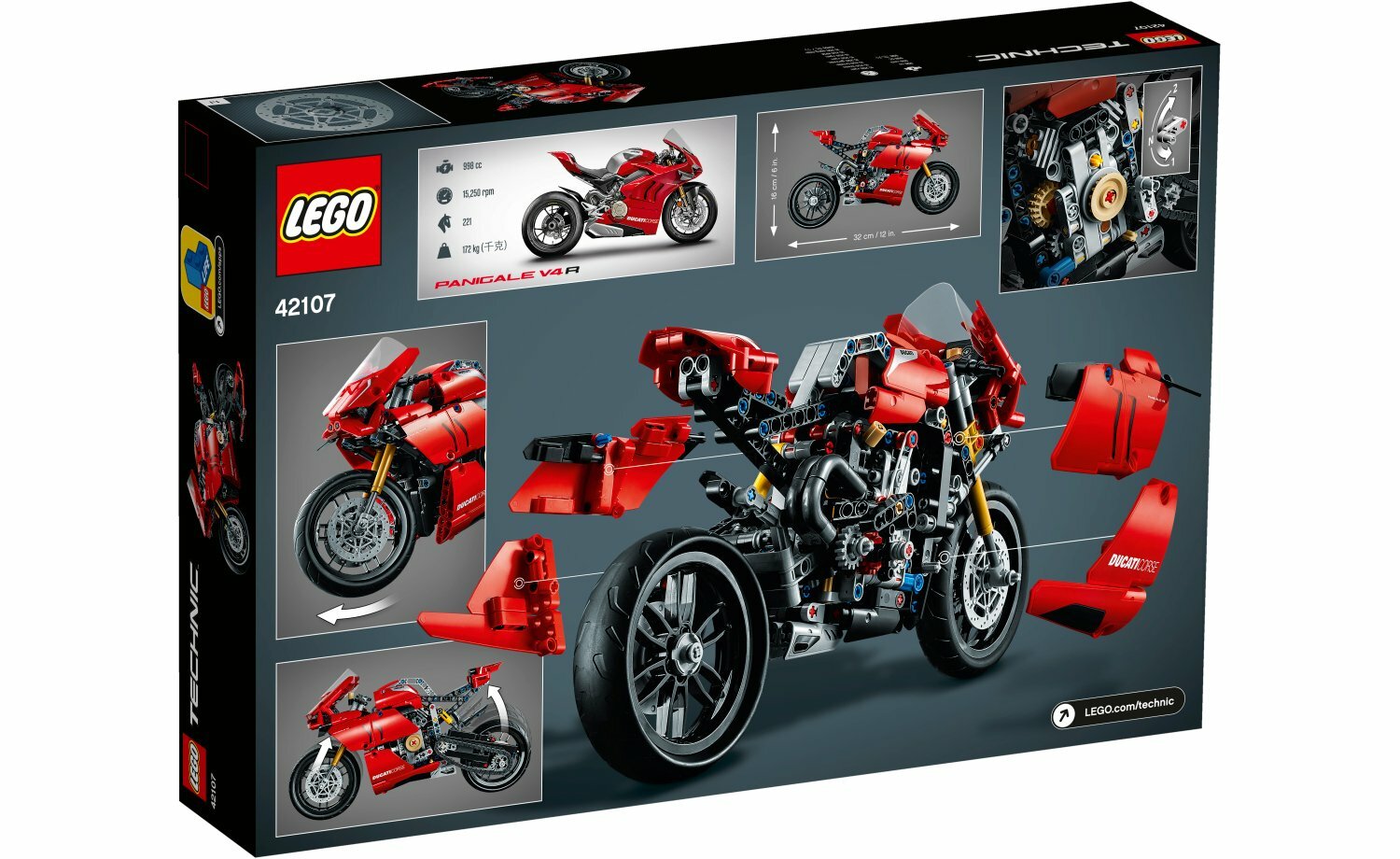 [飛米樂高積木磚賣店] LEGO 42107 Technic Ducati Panigale V4 R