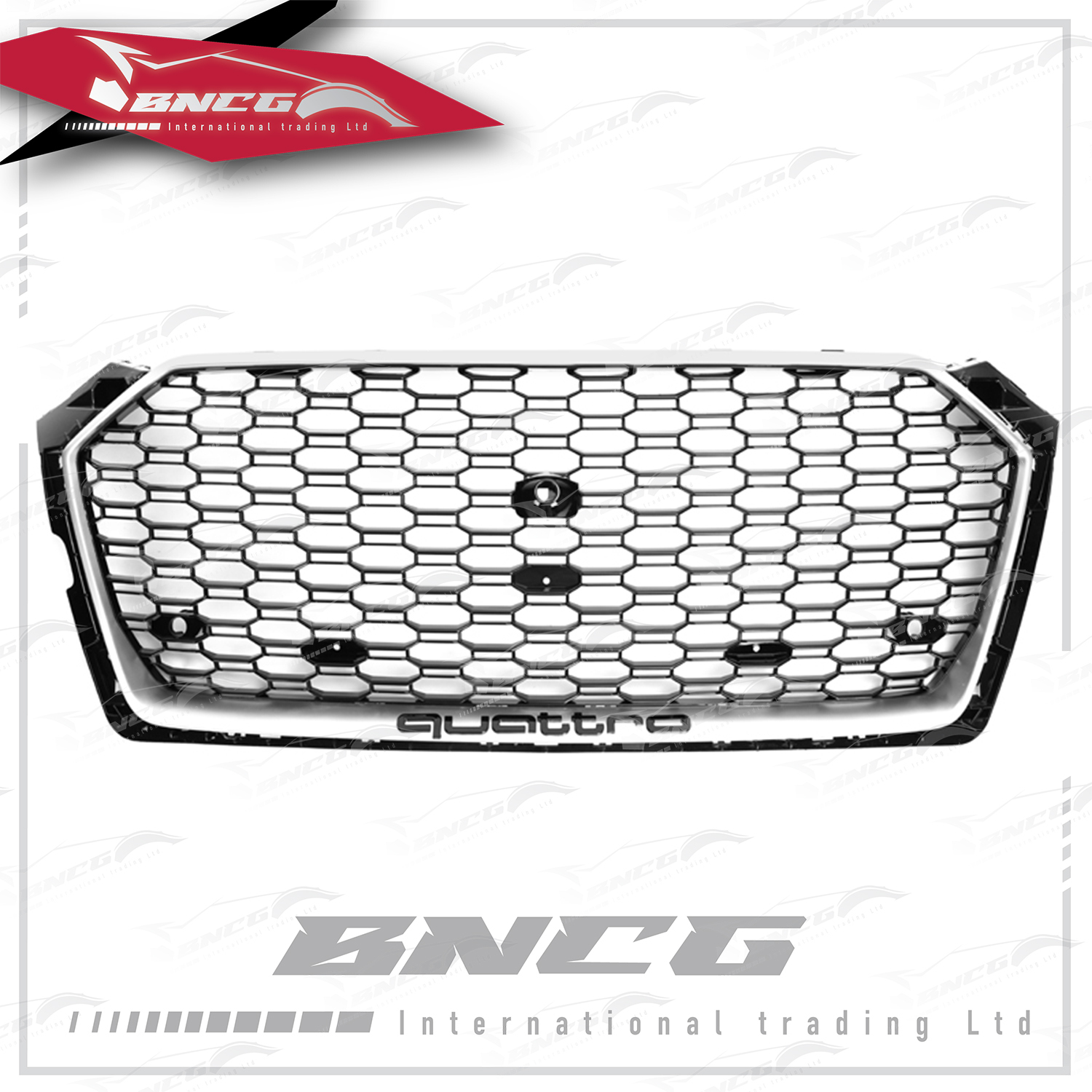 奧迪 Audi 2016+年式 A4 改 RS4 原車替換式 改裝 quattro字樣 中網 水箱蓋 水箱罩 "不含標"