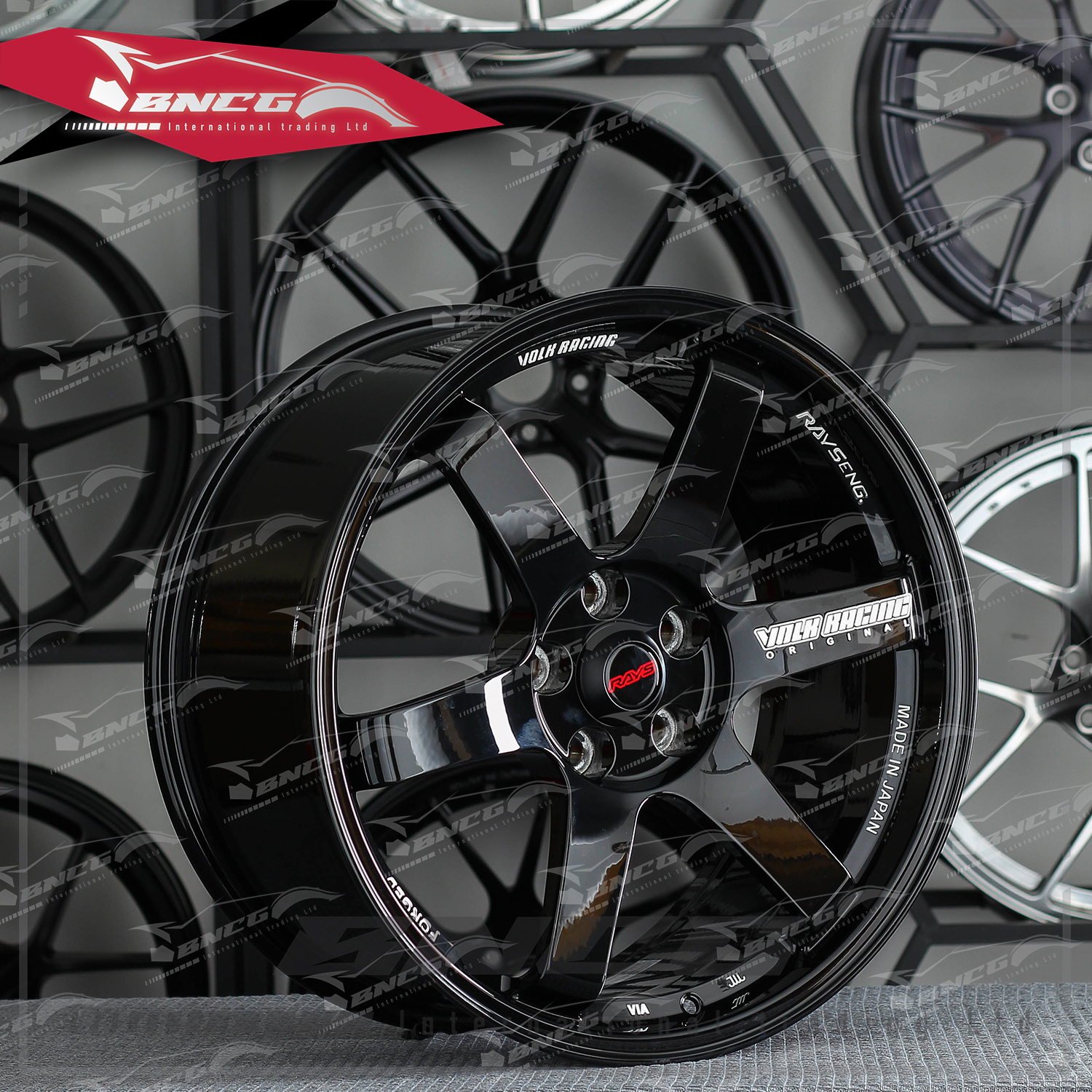 單片式 萬噸鍛造工藝輪圈 RAYS MONOBLOCK 高亮黑套色工藝 品牌訂製鋁圈 改裝 高強度 輕量化 客製化 輪框