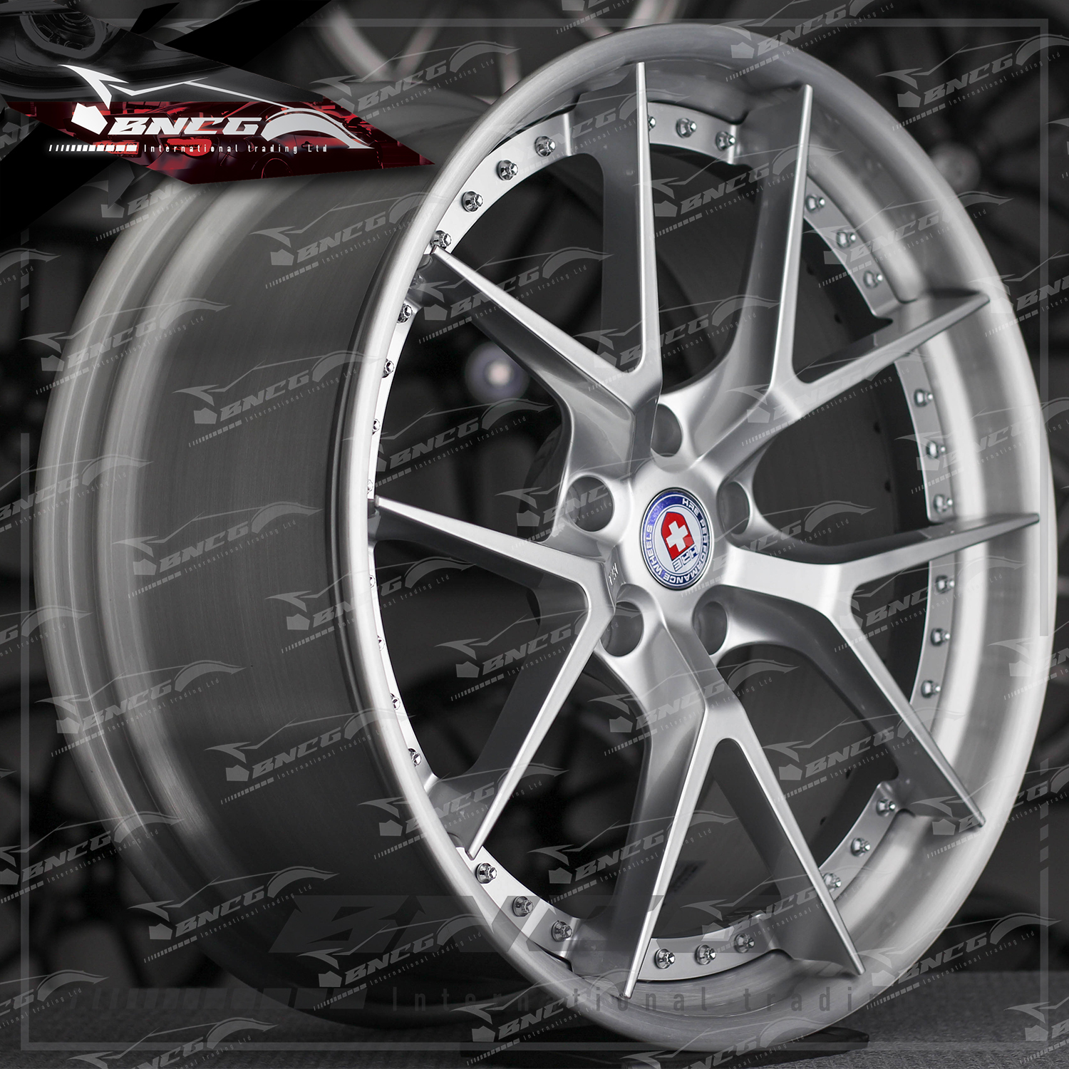 兩片式 萬噸鍛造工藝輪圈 HRE-S101 品牌訂製鋁圈 改裝 高強度 輕量化 客製化 訂製鋁圈