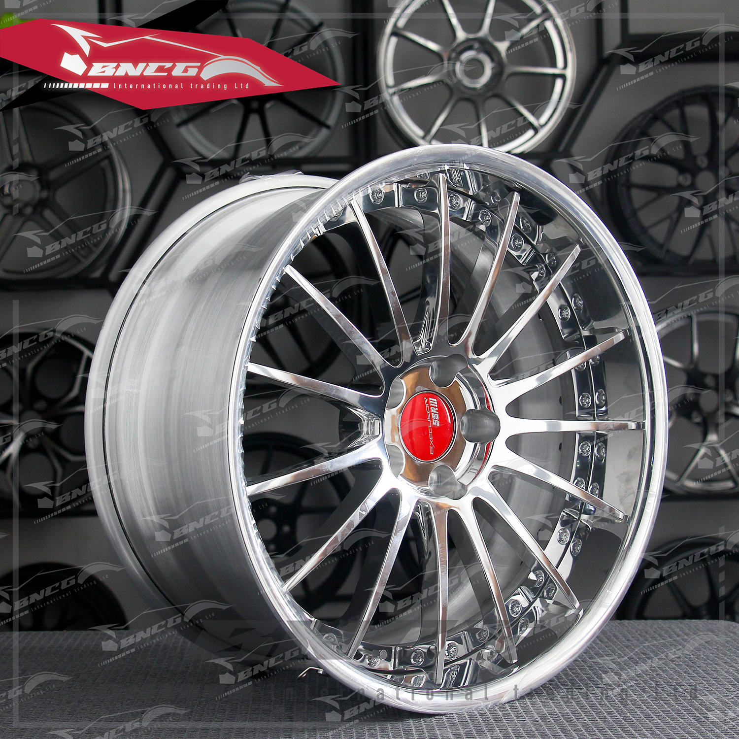 兩片式 萬噸鍛造工藝輪圈 EXECUTOR SSRlii 品牌訂製鋁圈 改裝 高強度 輕量化 客製化 訂製鋁圈