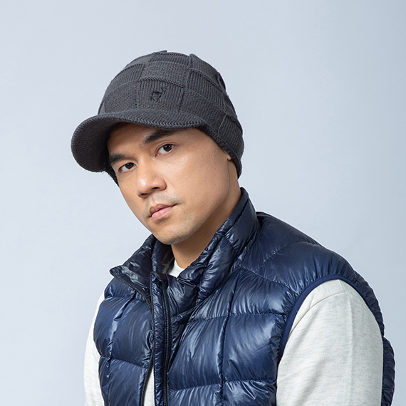 【肌暖】台灣製 刺繡立體格紋雙層鴨舌帽丨H1526T