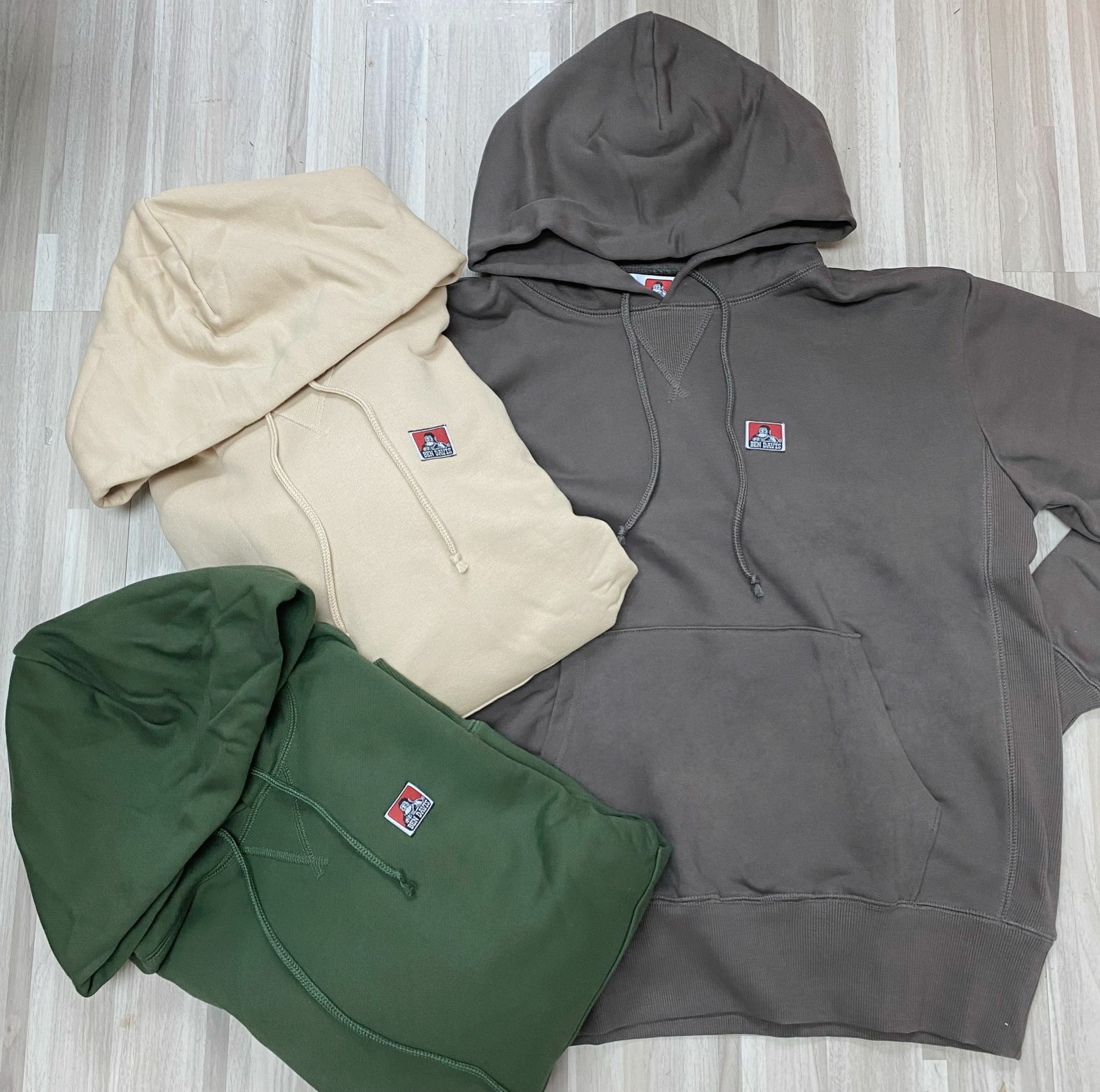 [現貨] Ben Davis Label Sweat Hoodie BDZT-3000