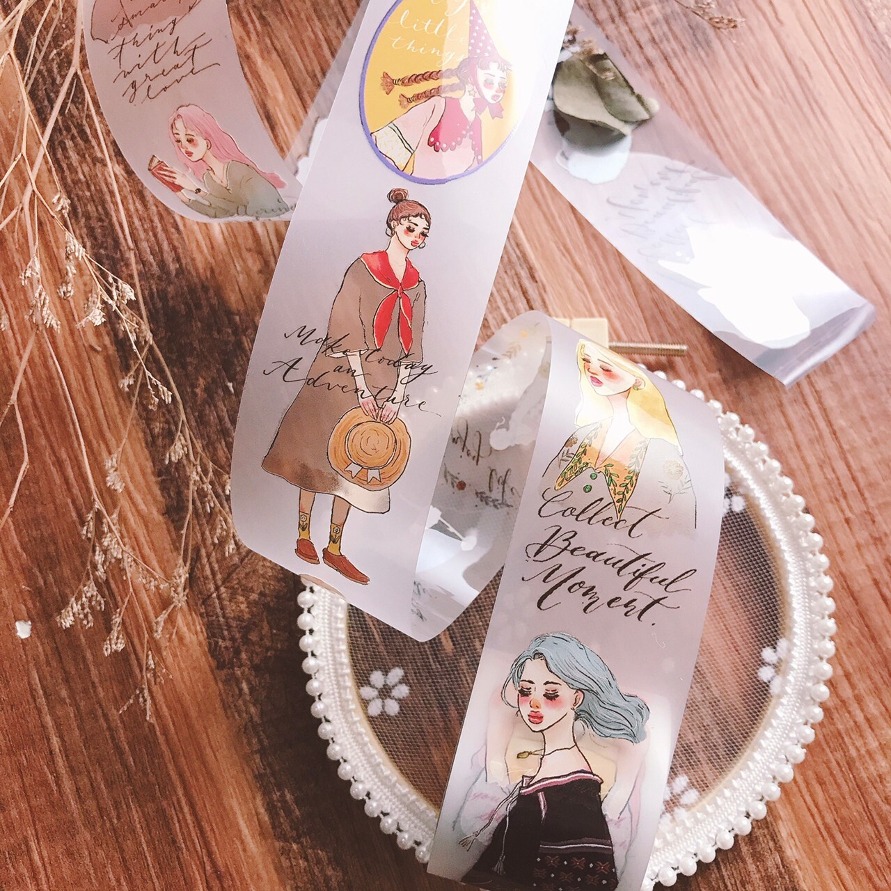 甜蜜生活｜百花之歌 霧面PET膠帶