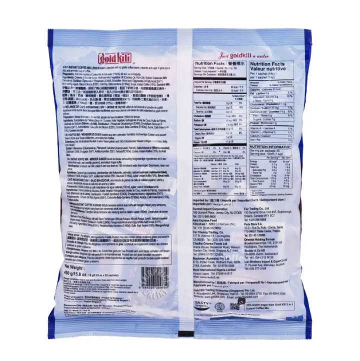 Gold Kili 3合1少甜咖啡