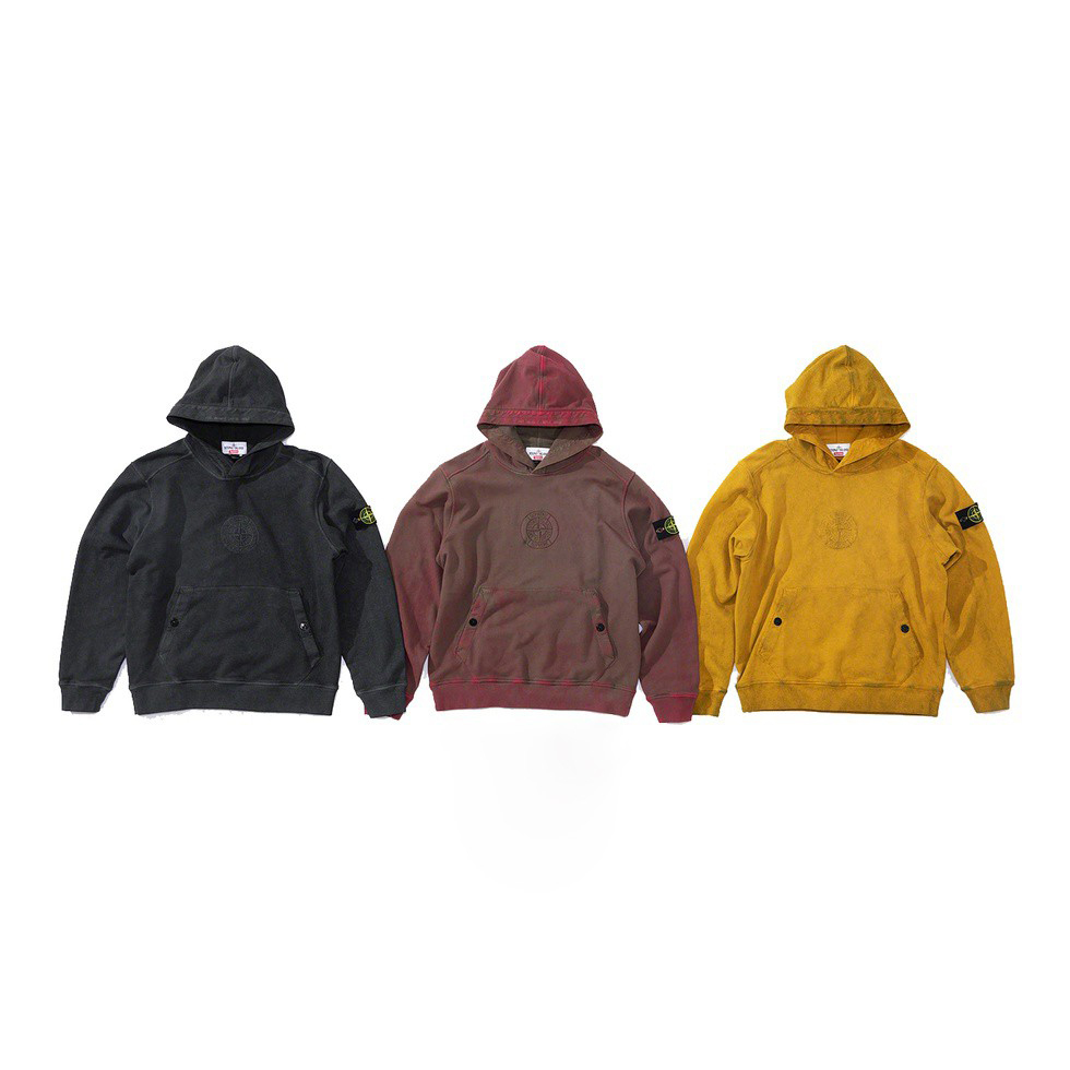 SUPREME STONE ISLAND HOODED SWEATSHIRT SS19SW6