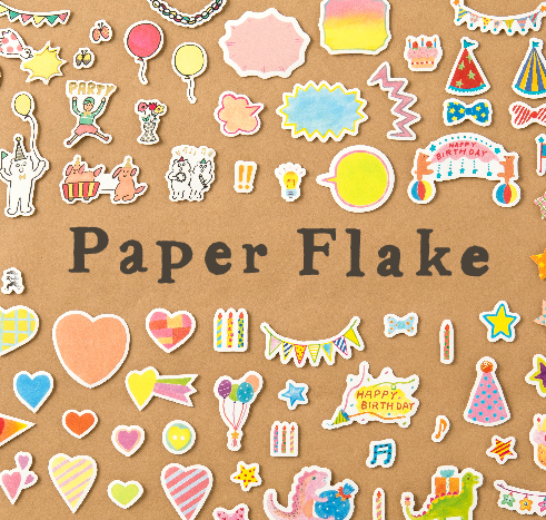 AIUEO PAPER FLAKE