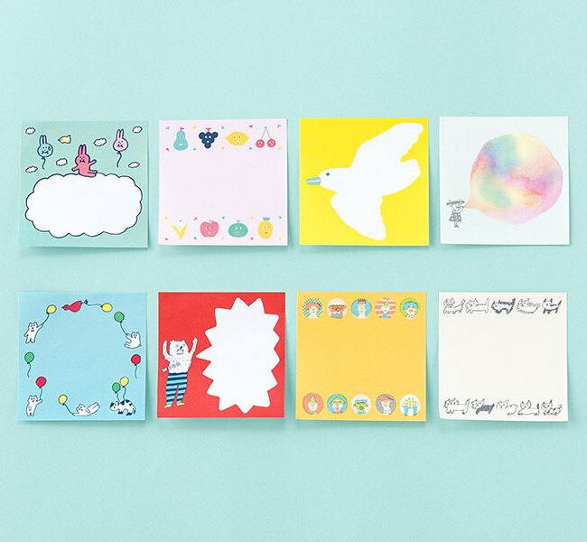 方形便利貼｜AIUEO