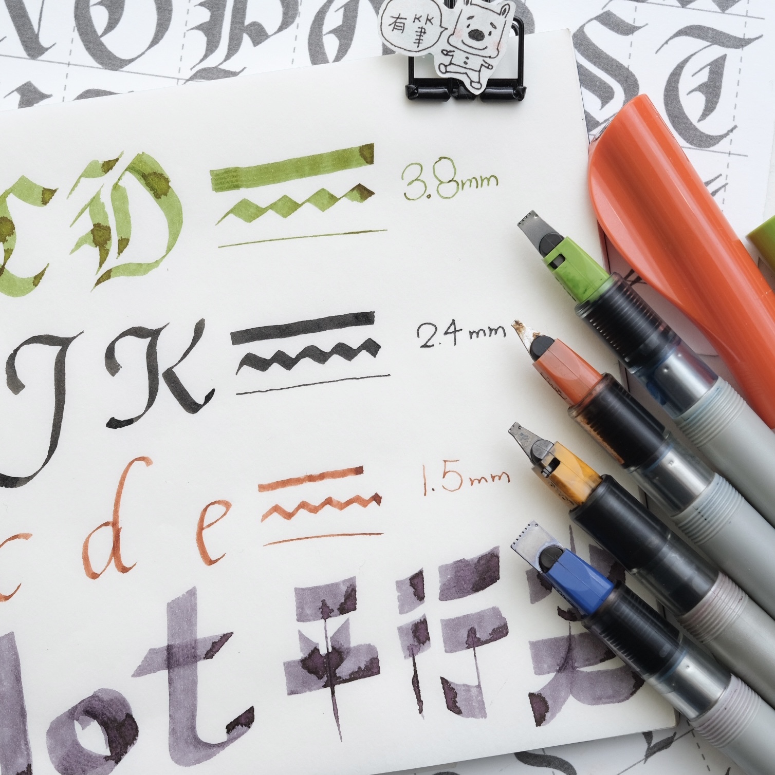 Pilot 平尖藝術鋼筆 日本 百樂 平行尖鋼筆