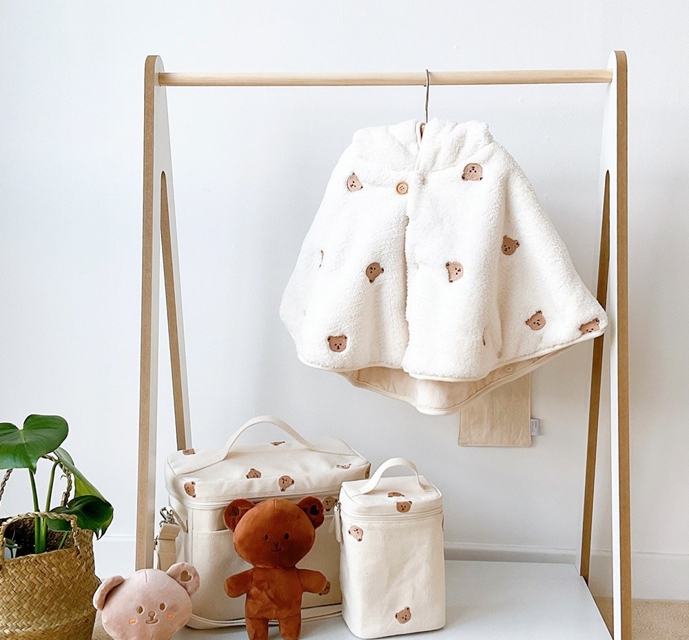 Dot to Dot 珊瑚絨披肩