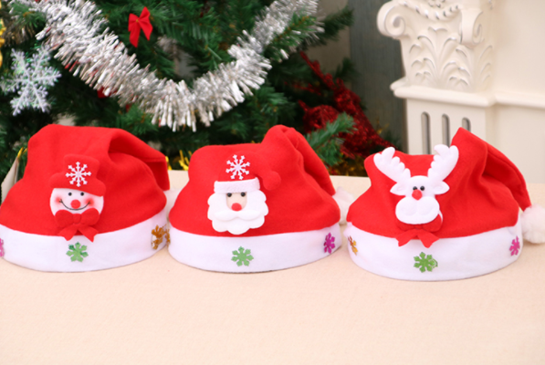 圣诞帽（1套3件 款式随机）