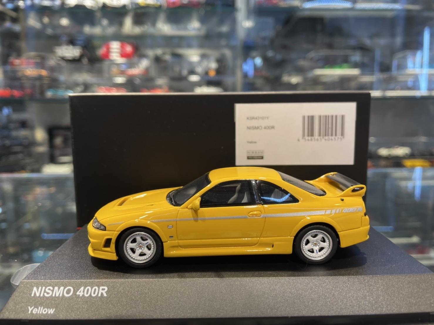 Kyosho KSR43101Y Nismo 400R Yellow 1/43 (Resin)