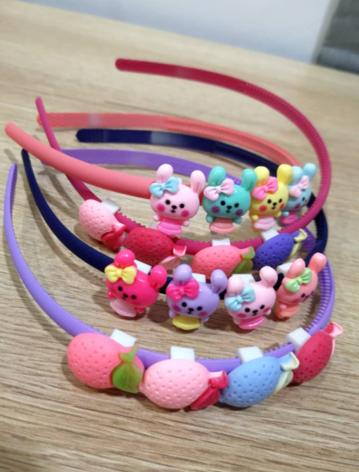 儿童卡通发箍 （一套2个 款式颜色随机）