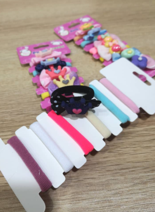 儿童卡通发圈（一套6个 款式随机）