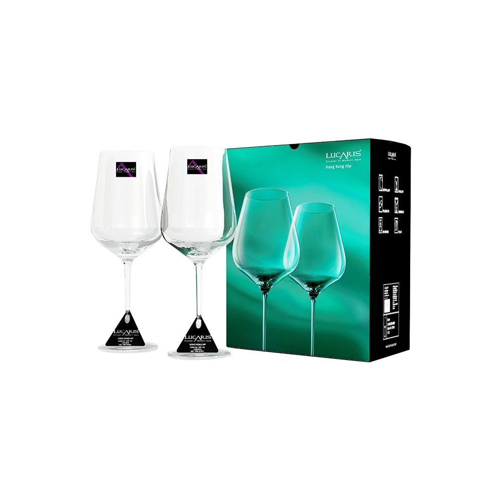 Lucaris Hong Kong Hip 系列 Bordeaux 紅酒杯套裝（2件裝）