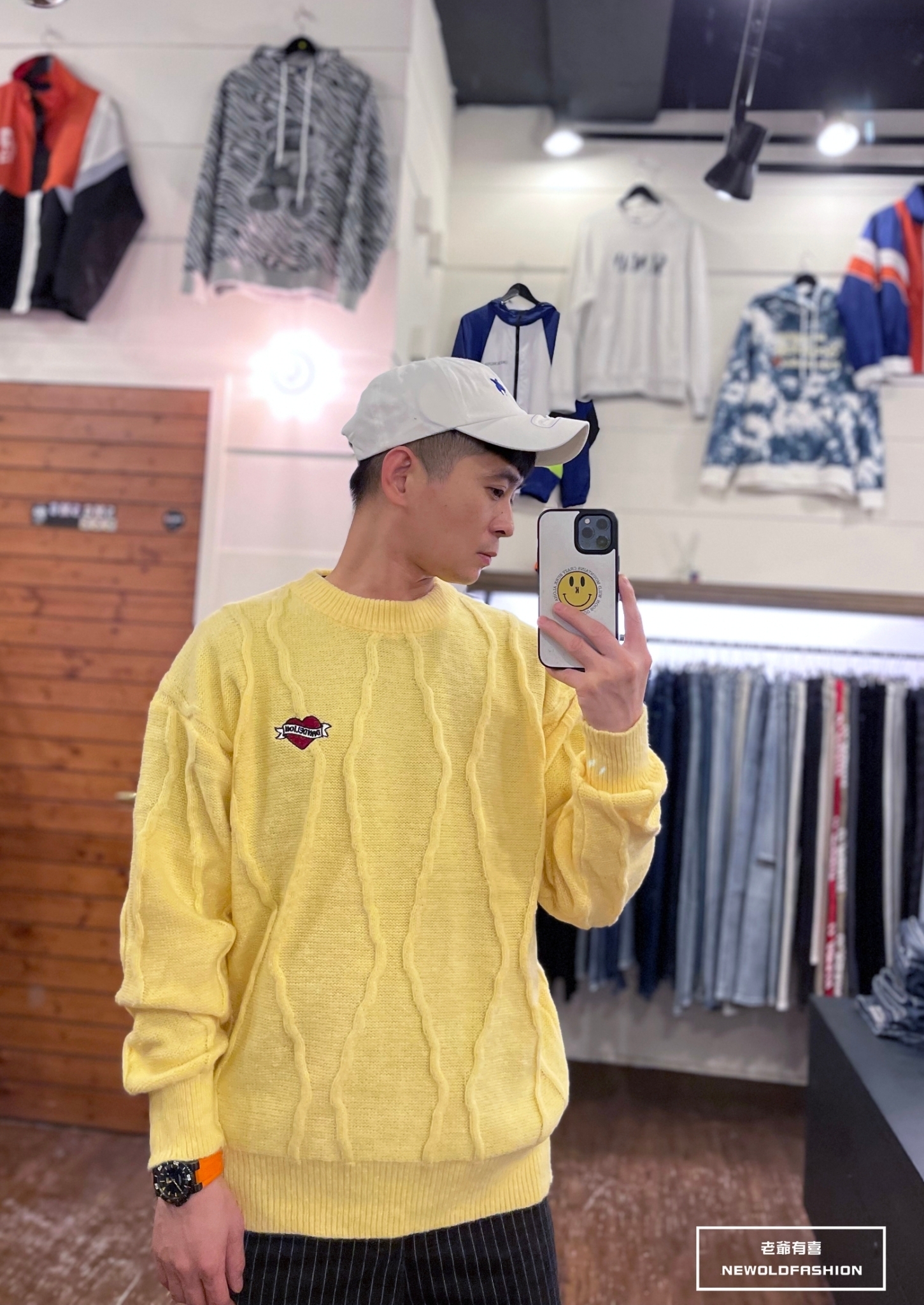 重磅刺繡愛心彩帶針織毛衣