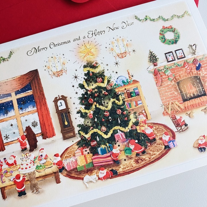 聖誕聚會 燙金聖誕卡片 日本Greeting Life