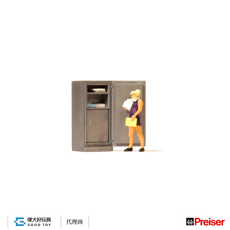 Preiser 29106 (HO) Overworked secretary