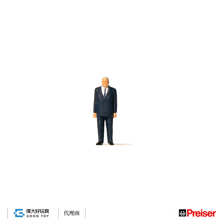 Preiser 28174 (HO) 穿西裝的人 (Helmut Kohl 赫爾穆特·科爾)