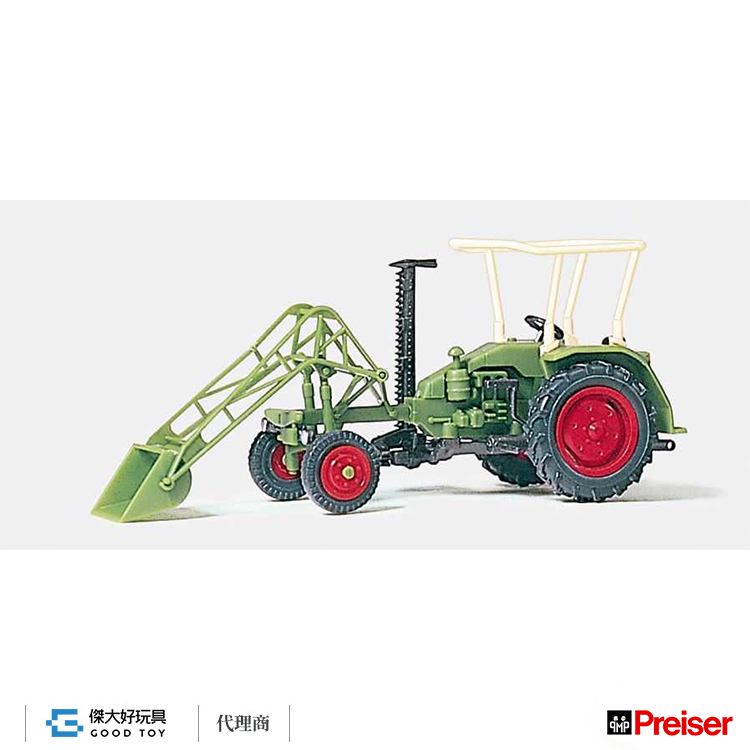 Preiser 17928 (HO) 農具拖拉機(配鏟斗)