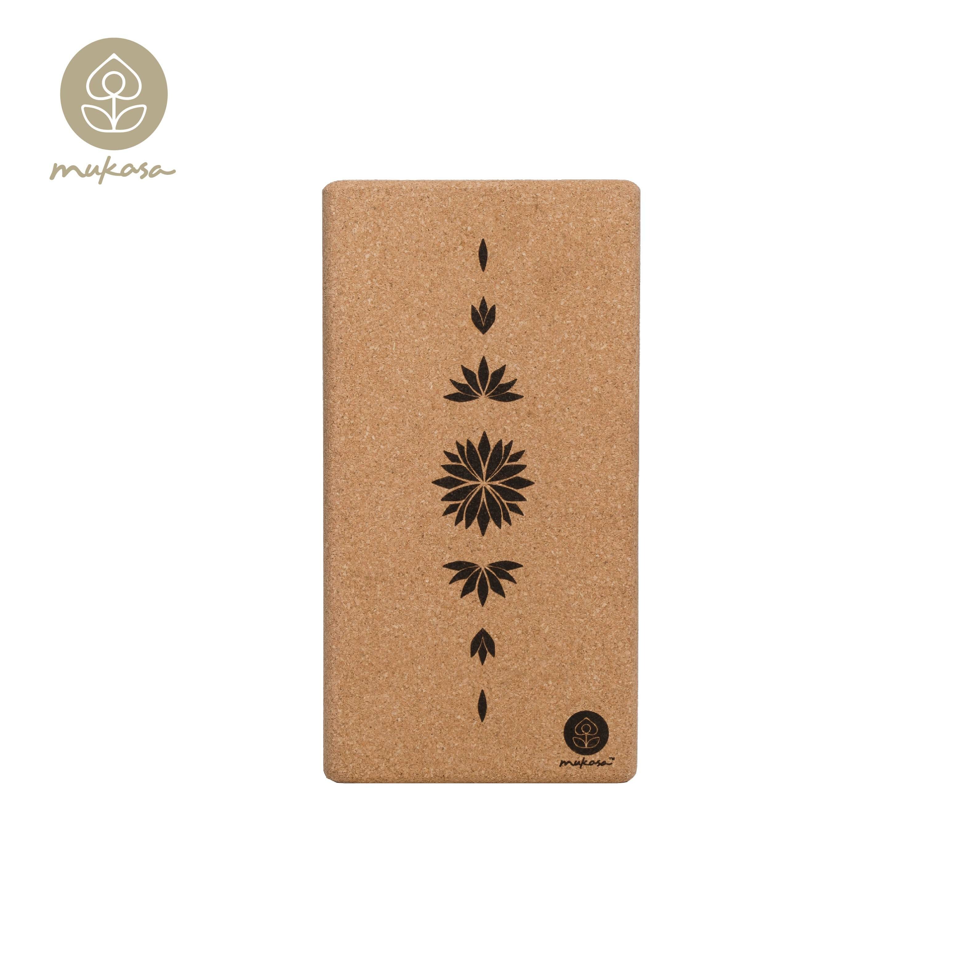 MUKASA 軟木瑜珈磚(S)-蓮花 MUK-21402