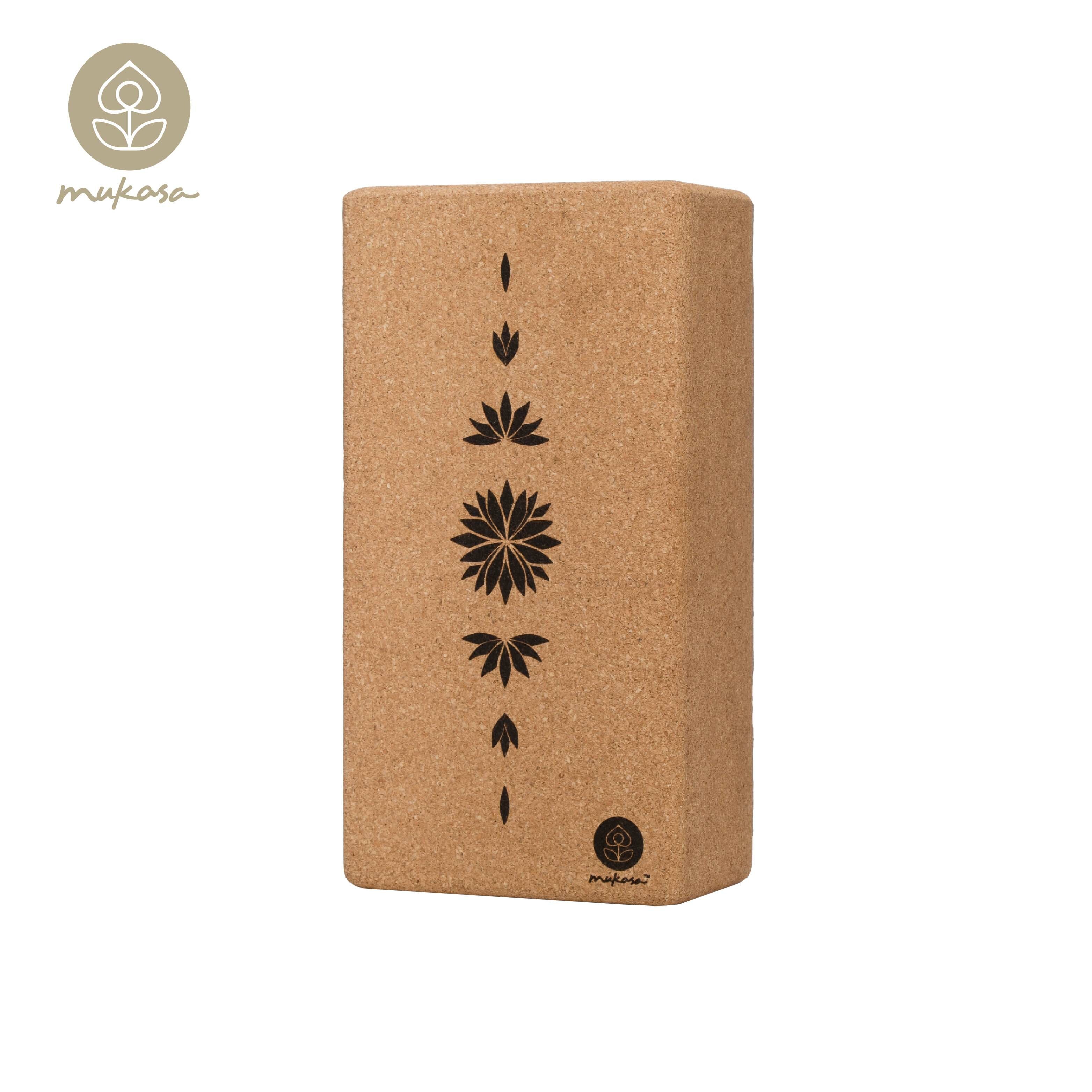 MUKASA 軟木瑜珈磚(S)-蓮花 MUK-21402