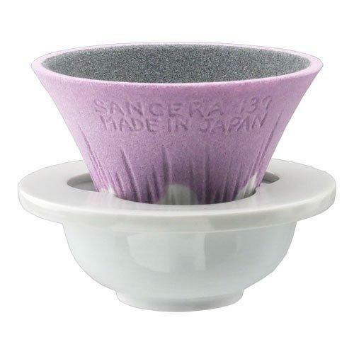 日本COFIL Fuji 富士山陶瓷咖啡濾杯 (粉紅) (日本製)