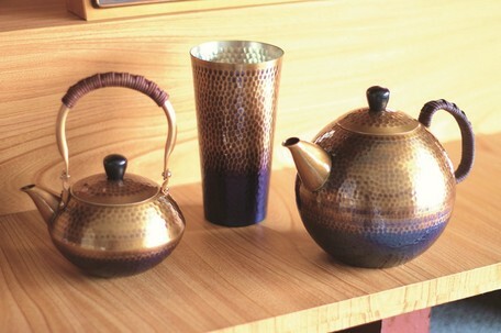 日本SHINKOUDOU純銅杯(漸藍) 620ML (日本製)