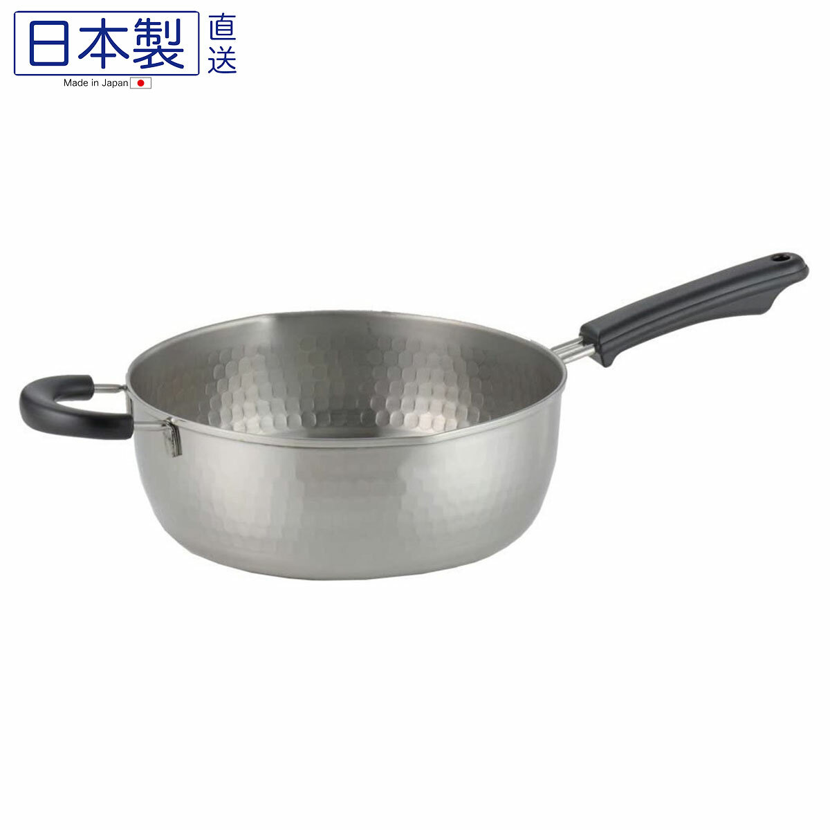 日本味壱日式不銹鋼雪平鍋 24CM (日本製)