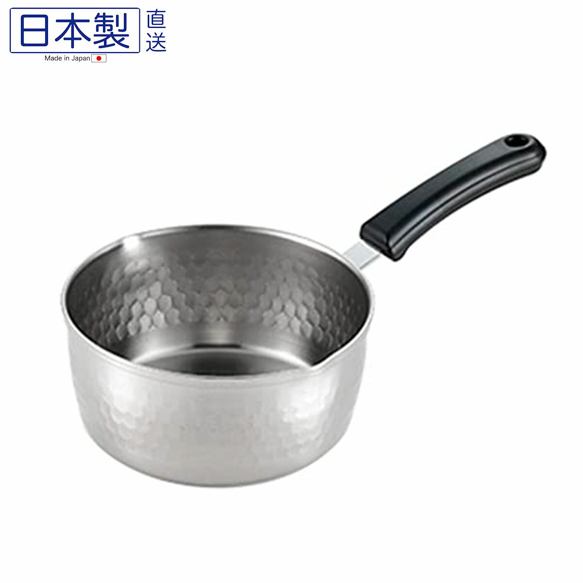 日本味壱日式不銹鋼雪平鍋 15CM (日本製)
