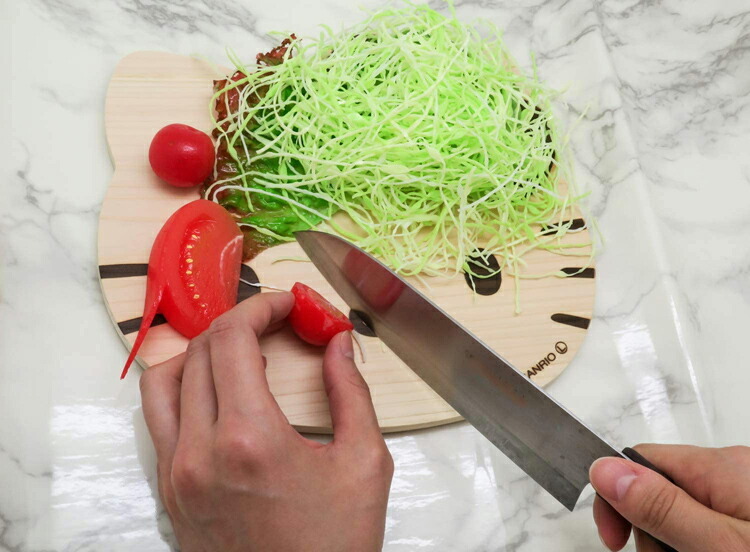 日本天然檜木HELLO KITTY木砧板 (日本製)