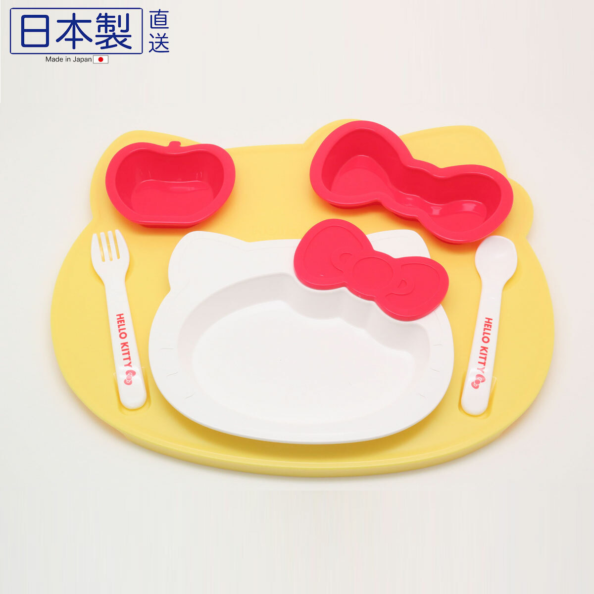日本HELLO KITTY小童餐具套裝 (日本製)